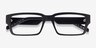 ARNETTE Bazz Matte Black PlasticEyeglass Frames from EyeBuyDirect, Closed View