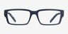 ARNETTE Bazz Matte Blue PlasticEyeglass Frames from EyeBuyDirect, Front View