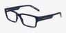 ARNETTE Bazz Matte Blue PlasticEyeglass Frames from EyeBuyDirect, Angle View