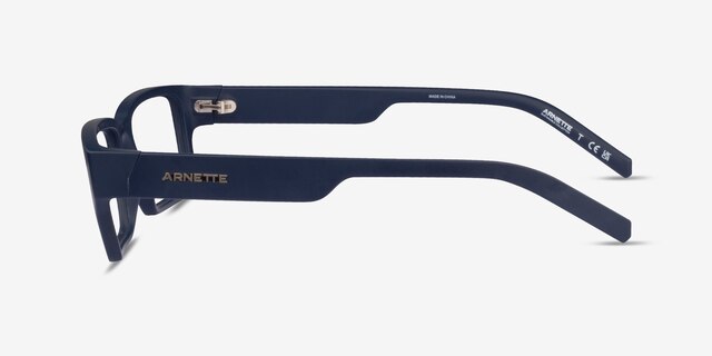 ARNETTE Bazz Matte Blue PlasticEyeglass Frames from EyeBuyDirect, Side View