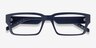 ARNETTE Bazz Matte Blue PlasticEyeglass Frames from EyeBuyDirect, Closed View