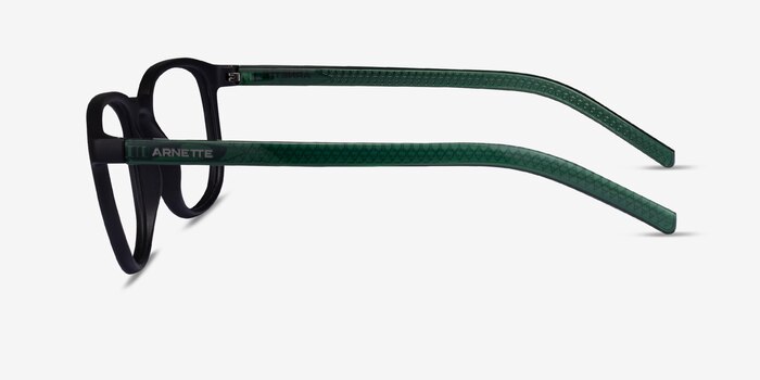 ARNETTE Karibou Polished Black Plastic Eyeglass Frames from EyeBuyDirect