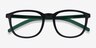 ARNETTE Karibou Polished Black PlasticEyeglass Frames from EyeBuyDirect, Closed View