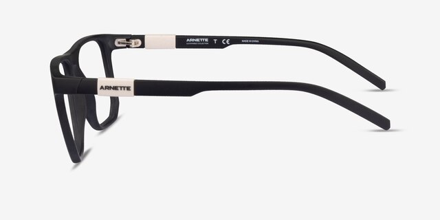 ARNETTE Spike Matte Black PlasticEyeglass Frames from EyeBuyDirect, Side View
