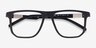 ARNETTE Spike Matte Black PlasticEyeglass Frames from EyeBuyDirect, Closed View