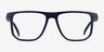 ARNETTE Spike Matte Blue PlasticEyeglass Frames from EyeBuyDirect, Front View