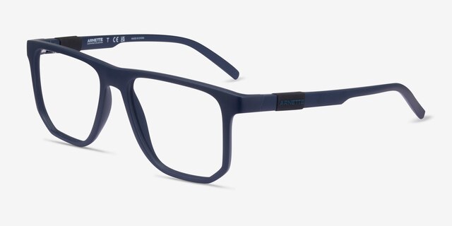 ARNETTE Spike Matte Blue PlasticEyeglass Frames from EyeBuyDirect, Angle View