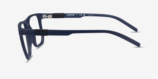 ARNETTE Spike Matte Blue PlasticEyeglass Frames from EyeBuyDirect, Side View