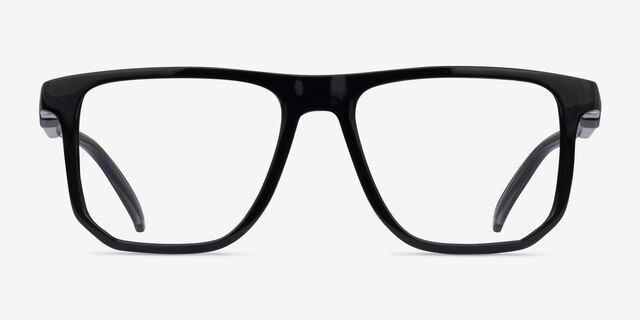 ARNETTE Spike Black PlasticEyeglass Frames from EyeBuyDirect, Front View