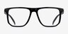 ARNETTE Spike Black PlasticEyeglass Frames from EyeBuyDirect, Front View