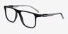 ARNETTE Spike Black PlasticEyeglass Frames from EyeBuyDirect, Angle View