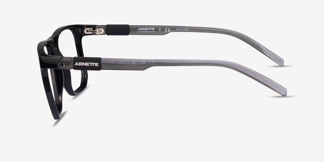 ARNETTE Spike Black PlasticEyeglass Frames from EyeBuyDirect, Side View