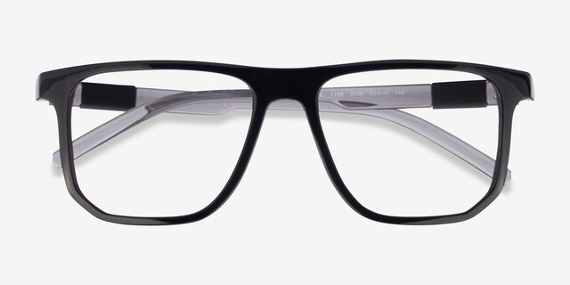 ARNETTE Spike Black PlasticEyeglass Frames from EyeBuyDirect, Closed View