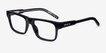 ARNETTE Kokoro Shiny Black AcetateEyeglass Frames from EyeBuyDirect, Angle View