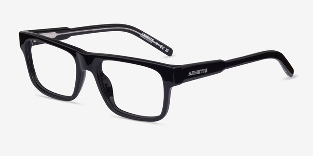 ARNETTE Kokoro Shiny Black AcetateEyeglass Frames from EyeBuyDirect, Angle View