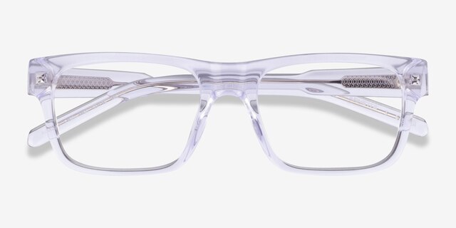 ARNETTE Kokoro Shiny Transparent AcetateEyeglass Frames from EyeBuyDirect, Closed View