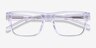 ARNETTE Kokoro Shiny Transparent AcetateEyeglass Frames from EyeBuyDirect, Closed View