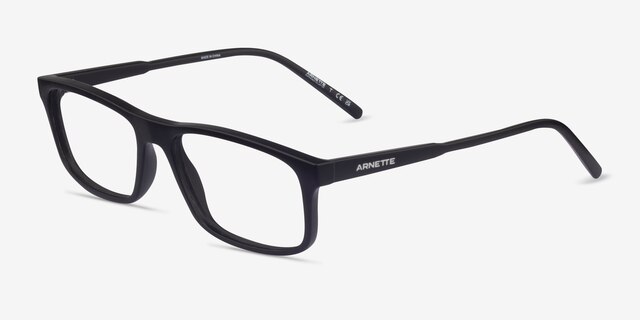 ARNETTE Dark Voyager Matte Black PlasticEyeglass Frames from EyeBuyDirect, Angle View