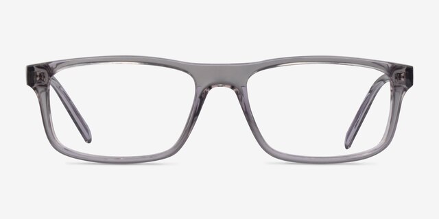 ARNETTE Dark Voyager Transparent Gray PlasticEyeglass Frames from EyeBuyDirect, Front View