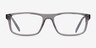 ARNETTE Dark Voyager Transparent Gray PlasticEyeglass Frames from EyeBuyDirect, Front View