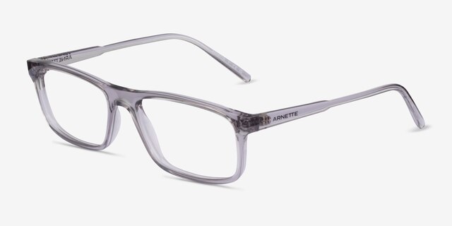 ARNETTE Dark Voyager Transparent Gray PlasticEyeglass Frames from EyeBuyDirect, Angle View