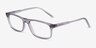 ARNETTE Dark Voyager Transparent Gray PlasticEyeglass Frames from EyeBuyDirect, Angle View