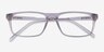ARNETTE Dark Voyager Transparent Gray PlasticEyeglass Frames from EyeBuyDirect, Closed View