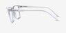 ARNETTE Brawler Crystal PlasticEyeglass Frames from EyeBuyDirect, Side View