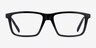 ARNETTE Eyeke Black PlasticEyeglass Frames from EyeBuyDirect, Front View
