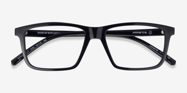 ARNETTE Eyeke Black PlasticEyeglass Frames from EyeBuyDirect, Closed View