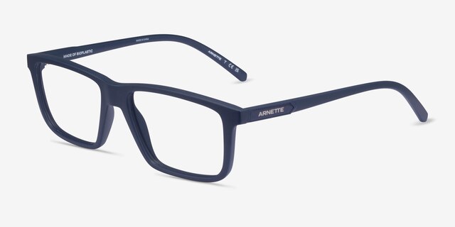 ARNETTE Eyeke Matte Blue PlasticEyeglass Frames from EyeBuyDirect, Angle View