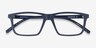ARNETTE Eyeke Matte Blue PlasticEyeglass Frames from EyeBuyDirect, Closed View