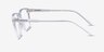 ARNETTE Big Bad Crystal PlastiqueMontures de lunettes de vue d'EyeBuyDirect, Vue de Côté