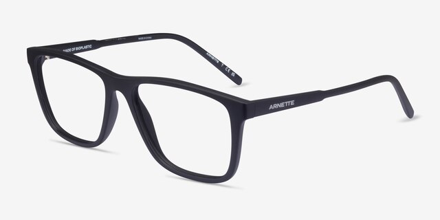 ARNETTE Big Bad Matte Black PlastiqueMontures de lunettes de vue d'EyeBuyDirect, Vue d'Angle