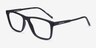 ARNETTE Big Bad Matte Black PlastiqueMontures de lunettes de vue d'EyeBuyDirect, Vue d'Angle