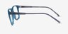 ARNETTE Big Bad Transparent Teal PlasticEyeglass Frames from EyeBuyDirect, Side View