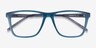 ARNETTE Big Bad Transparent Teal PlasticEyeglass Frames from EyeBuyDirect, Closed View