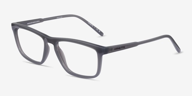 ARNETTE Roboto Foggy Gray PlasticEyeglass Frames from EyeBuyDirect, Angle View