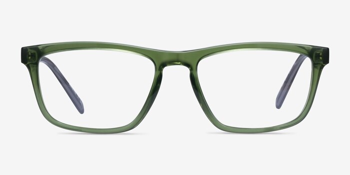 ARNETTE Roboto Transparent Military Green Plastic Eyeglass Frames from EyeBuyDirect