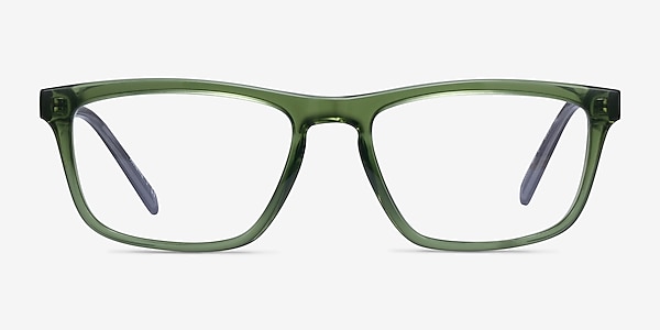 ARNETTE Roboto Transparent Military Green Plastic Eyeglass Frames
