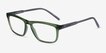 ARNETTE Roboto Transparent Military Green PlasticEyeglass Frames from EyeBuyDirect, Angle View