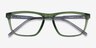ARNETTE Roboto Transparent Military Green PlasticEyeglass Frames from EyeBuyDirect, Closed View