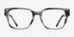 ARNETTE AN7205 Type Z Tie Dye Gray AcetateEyeglass Frames from EyeBuyDirect, Front View