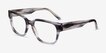 ARNETTE AN7205 Type Z Tie Dye Gray AcetateEyeglass Frames from EyeBuyDirect, Angle View