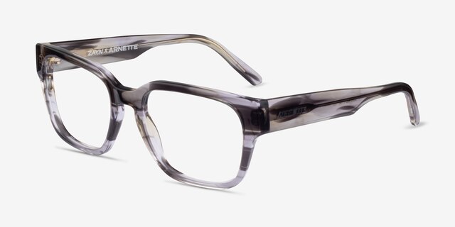 ARNETTE AN7205 Type Z Tie Dye Gray AcetateEyeglass Frames from EyeBuyDirect, Angle View