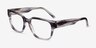 ARNETTE AN7205 Type Z Tie Dye Gray AcetateEyeglass Frames from EyeBuyDirect, Angle View