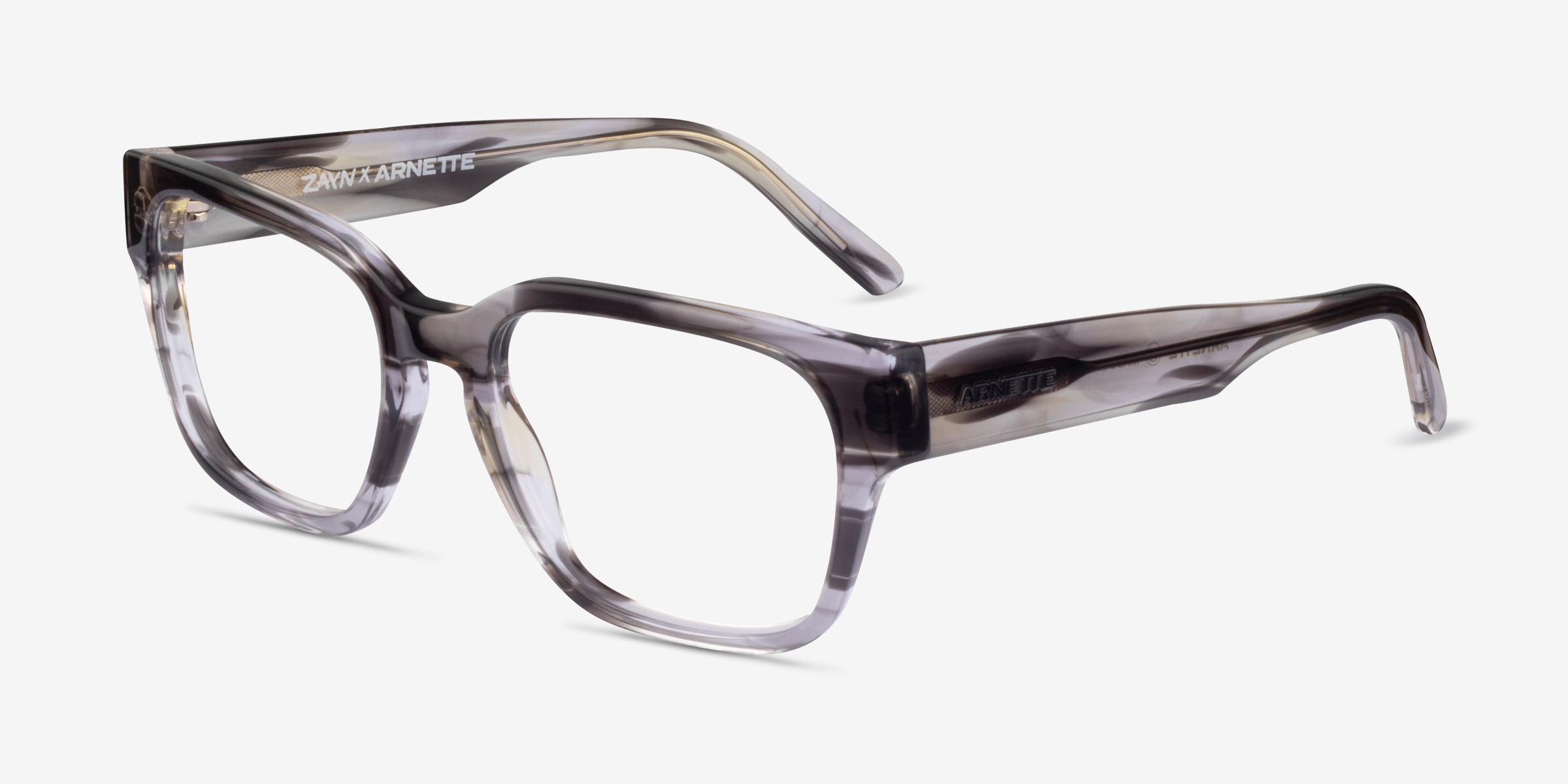 ARNETTE AN7205 Type Z - Square Tie Dye Gray Frame Eyeglasses | Eyebuydirect