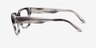 ARNETTE AN7205 Type Z Tie Dye Gray AcetateEyeglass Frames from EyeBuyDirect, Side View