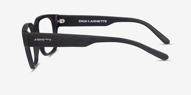 ARNETTE AN7205 Type Z Matte Black AcetateEyeglass Frames from EyeBuyDirect, Side View