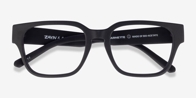 ARNETTE AN7205 Type Z Matte Black AcetateEyeglass Frames from EyeBuyDirect, Closed View